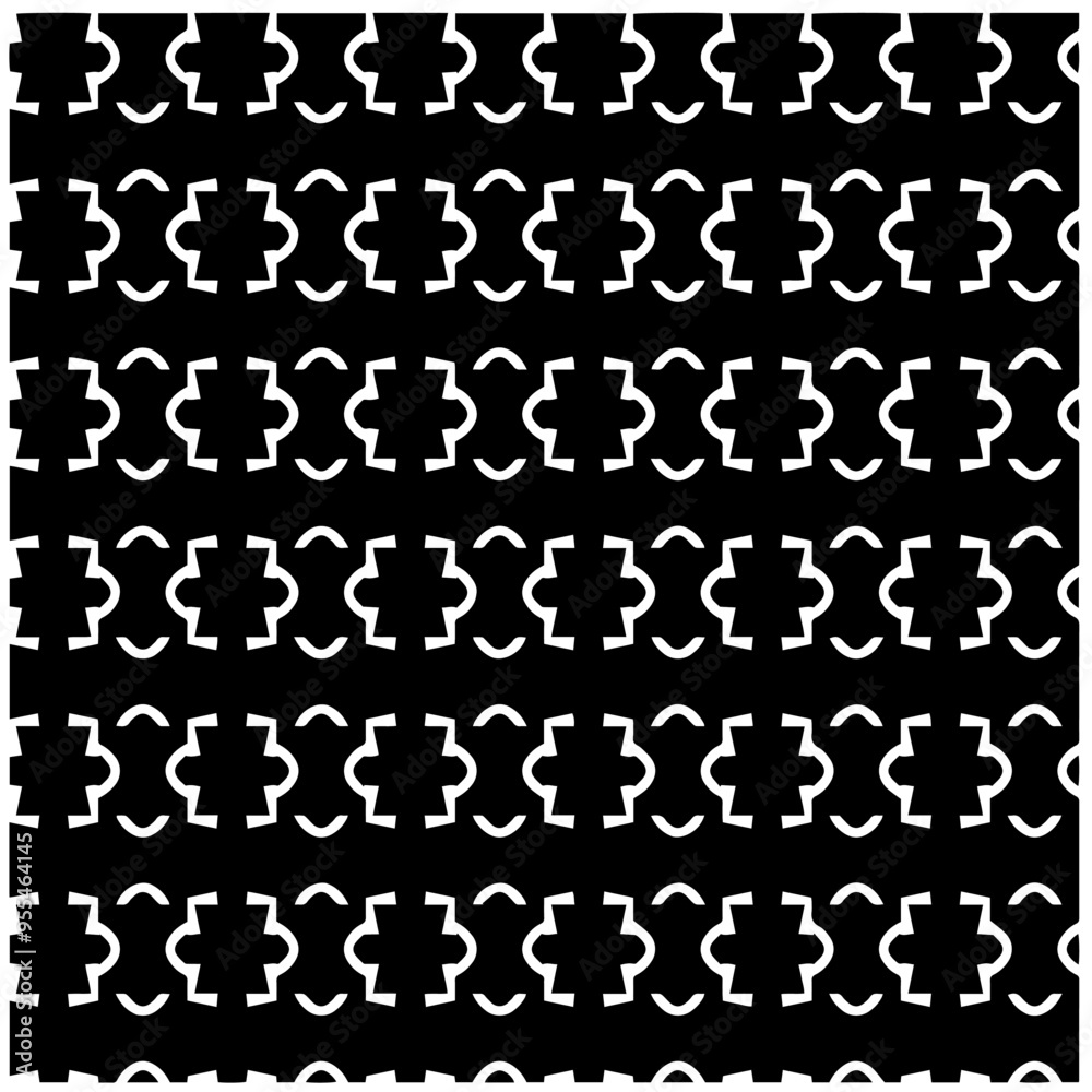 Vector monochrome pattern, Abstract texture for fabric print, card, table cloth, furniture, banner, cover, invitation, decoration, wrapping.Seamless repeating pattern.Black and white color. Vector monochrome pattern, Abstract texture for fabric print, card, table cloth, furniture, banner, cover, invitation, decoration, wrapping.Seamless repeating pattern.Black and white color.