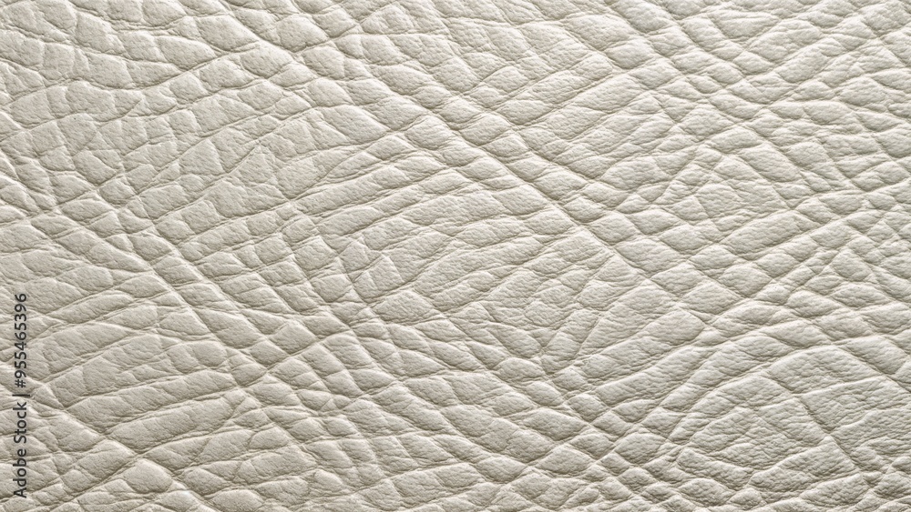 Textured leather surface in off-white for elegant design and wallpaper copy space Textured leather surface in off-white for elegant design and wallpaper copy space