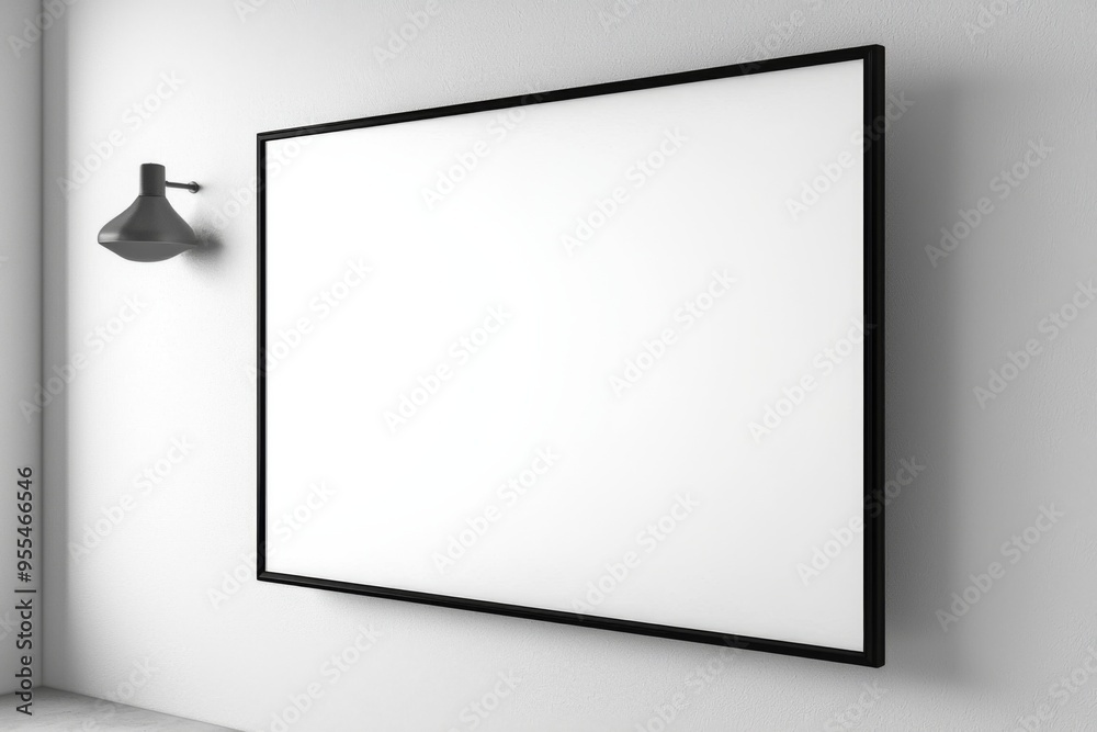 TV screen mockup on isolated background created with Generative AI TV screen mockup on isolated background created with Generative AI