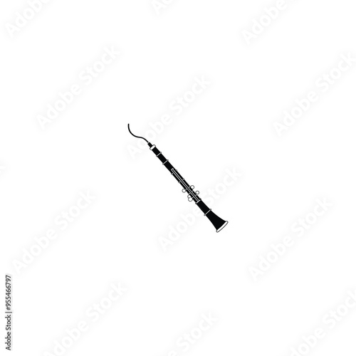 Music instruments vector on white  background