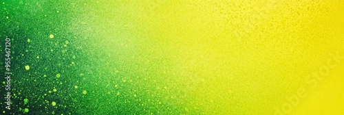 Wallpaper Mural Vibrant summer banner with retro film noise effect in lime green and yellow textures Torontodigital.ca