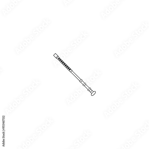 Music instruments vector on white  background