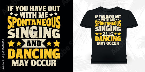 Funny Theater Director Retro Vintage Theater T-shirt Design