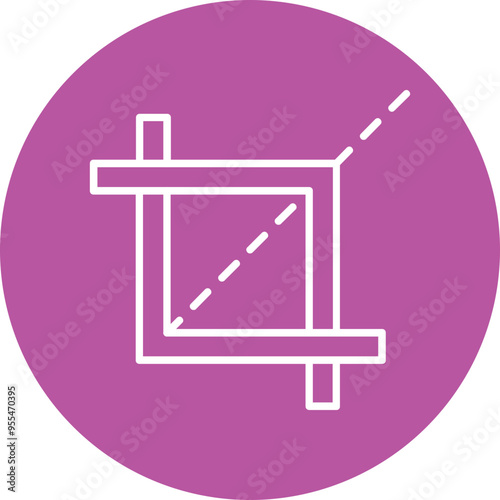 Crop Tool Vector Icon