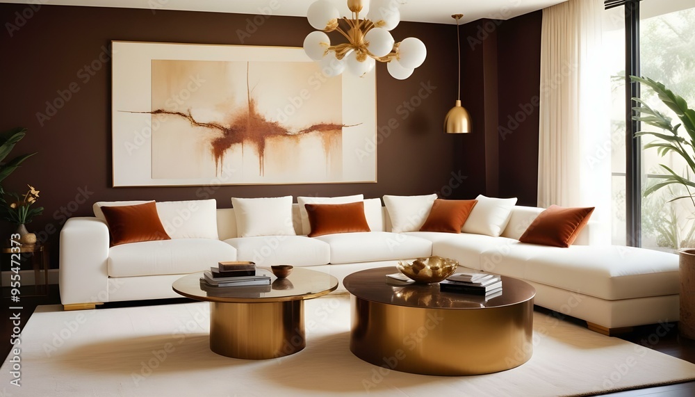 Photo interior modern design room 3d illustration Photo interior modern design room 3d illustration