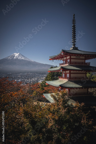 Entorno del monte Fuji en Japón.