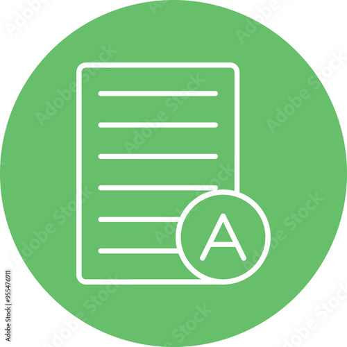 Grades Vector Icon Design