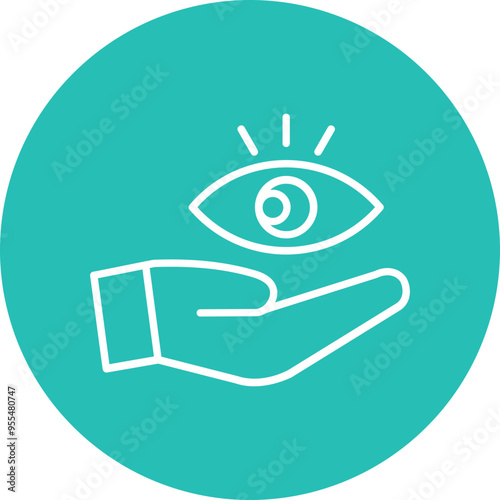 Eye Care Vector Icon Design