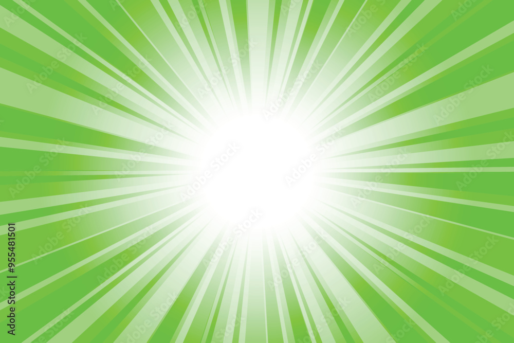 Abstract glowing green sunburst background. Lime green glow effect sunburst background for presentation, banner, poster, flyer, sales. Modern pop art poster for summer and spring. Abstract glowing green sunburst background. Lime green glow effect sunburst background for presentation, banner, poster, flyer, sales. Modern pop art poster for summer and spring.