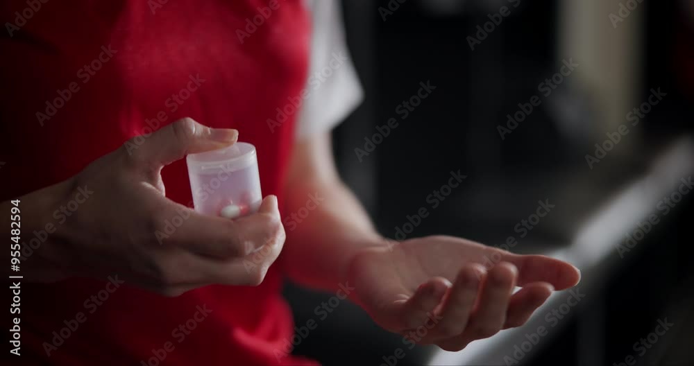 Cheat, hands or athlete in locker room with pills for game, illegal steroids or anxiety medication. Football fitness, sports person or soccer player ready for match with performance enhancement drugs