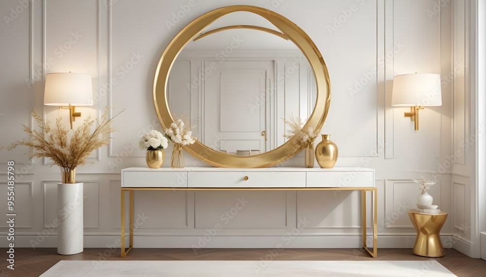 Photo interior modern design room 3d illustration Photo interior modern design room 3d illustration