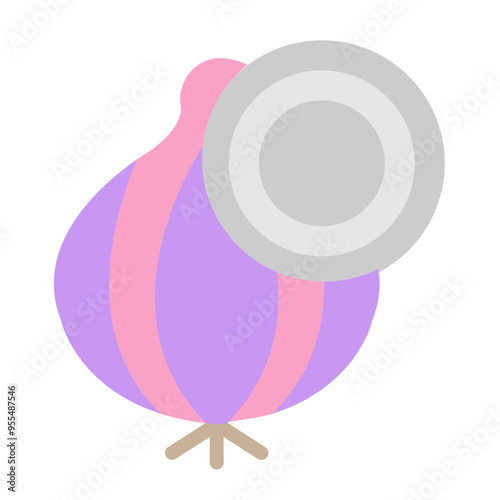 Onion Vector Flat Icon Design