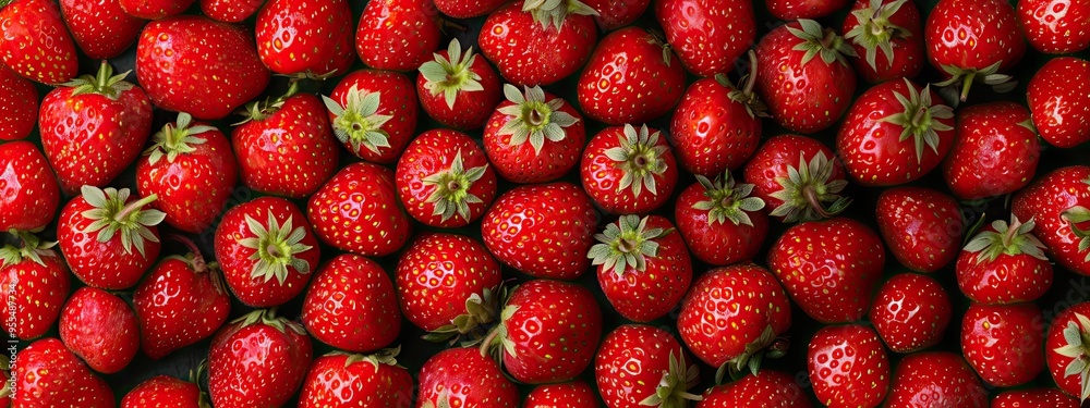 Background with texture of the fresh strawberries. Background with texture of the fresh strawberries.