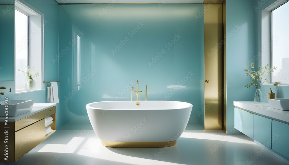 Photo interior modern design room 3d illustration Photo interior modern design room 3d illustration