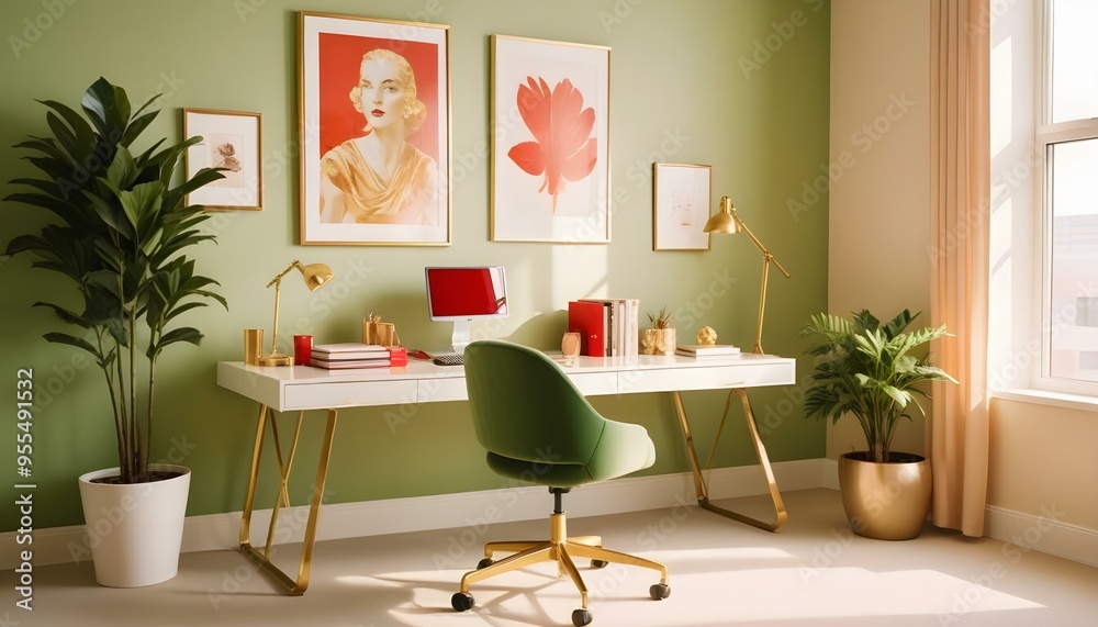 Photo interior modern design room 3d illustration Photo interior modern design room 3d illustration
