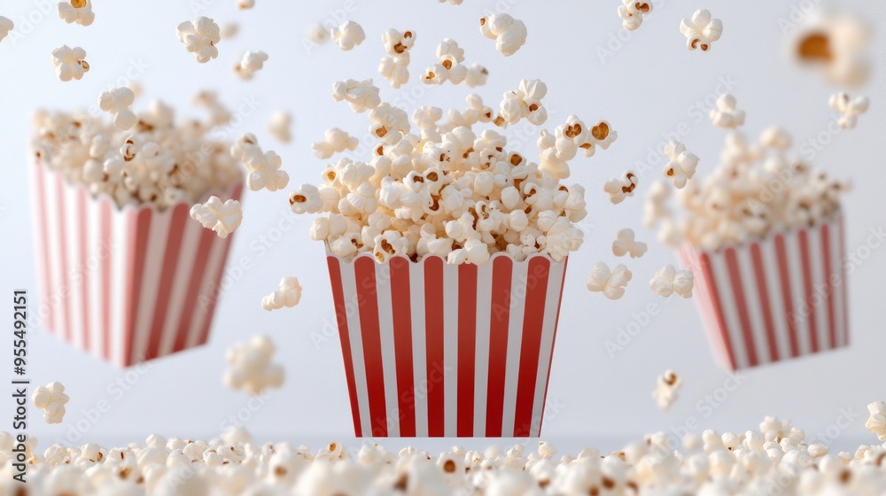 Popcorn Explosion in Mid-Air Popcorn Explosion in Mid-Air