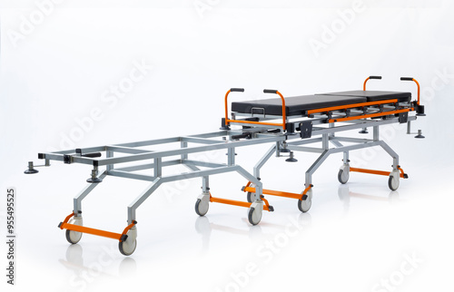 Functional Hospital and patient bed and medical supplies