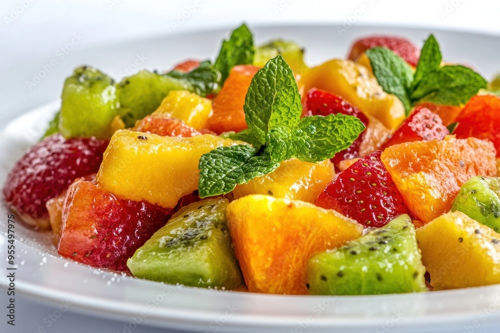 Fresh Fruit Salad with Mint Fresh Fruit Salad with Mint
