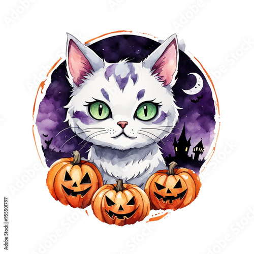 Halloween cats