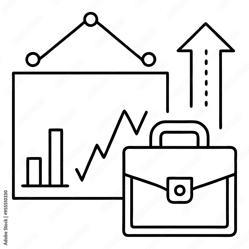 Calendar, Chart, and Wallet Icons - Vector Art