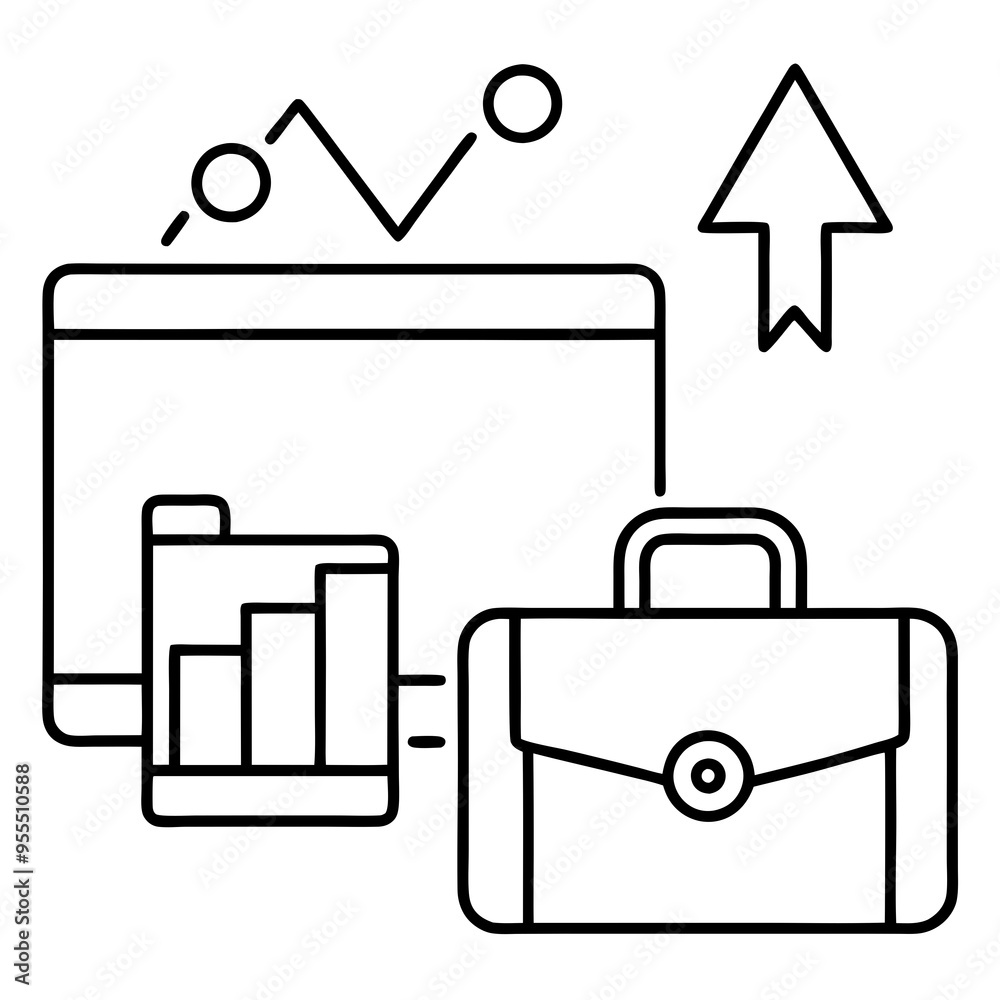 Calendar, Chart, and Wallet Icons - Vector Art Calendar, Chart, and Wallet Icons - Vector Art