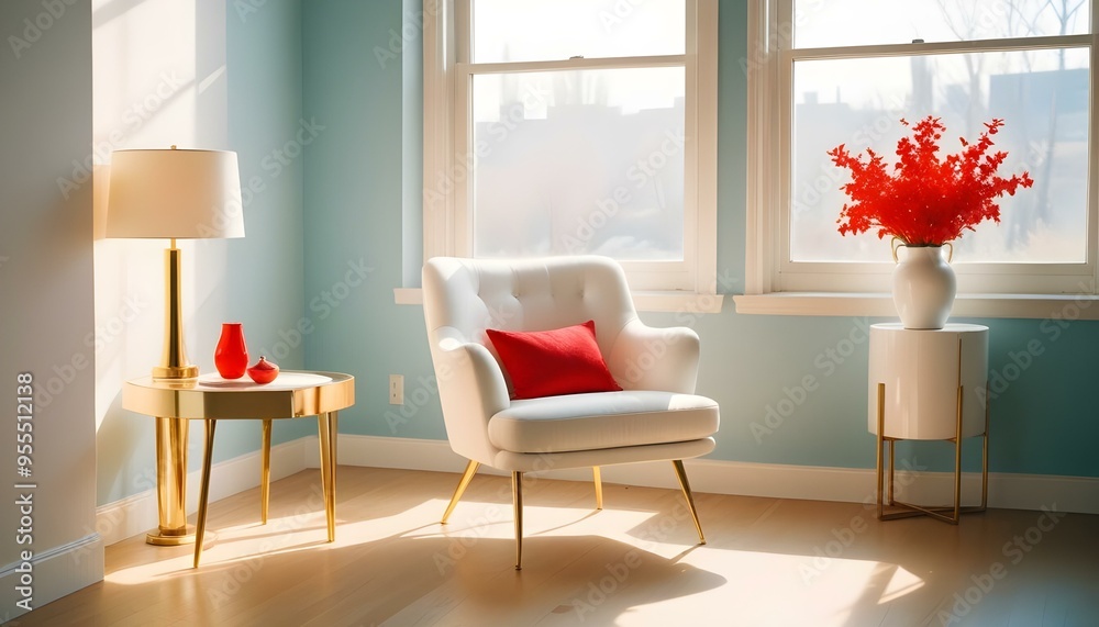 Photo interior modern design room 3d illustration Photo interior modern design room 3d illustration