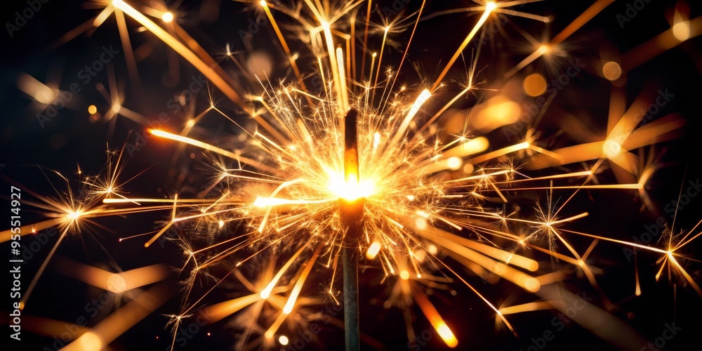 Sparkling Celebration A Close-Up of a Burning Sparkler, sparkler , firework, celebration, night Sparkling Celebration A Close-Up of a Burning Sparkler, sparkler , firework, celebration, night