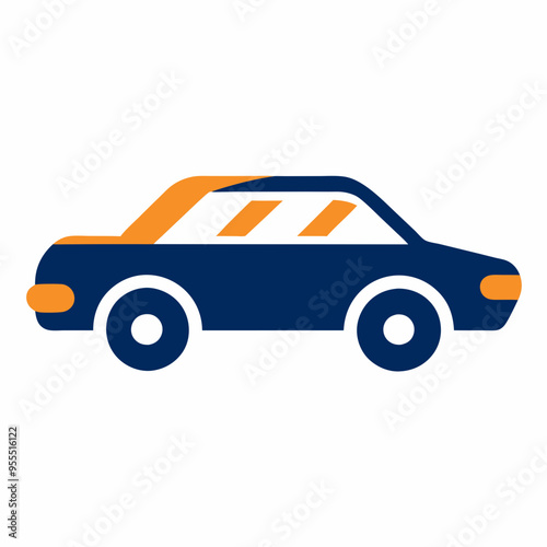 Car Paint Job Icon Vector Art on White Background