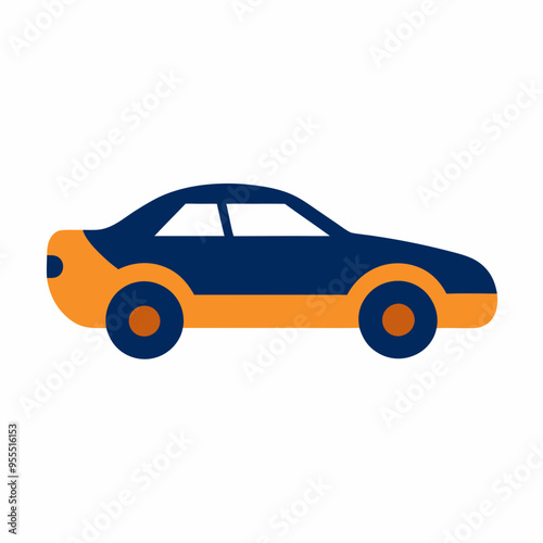 Car Paint Job Icon Vector Art on White Background