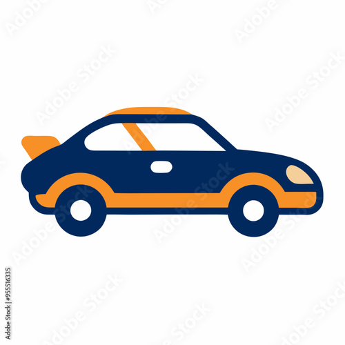 Car Paint Job Icon Vector Art on White Background