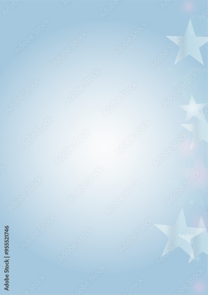 Obraz premium BlueA4-15-StarBkh3.eps