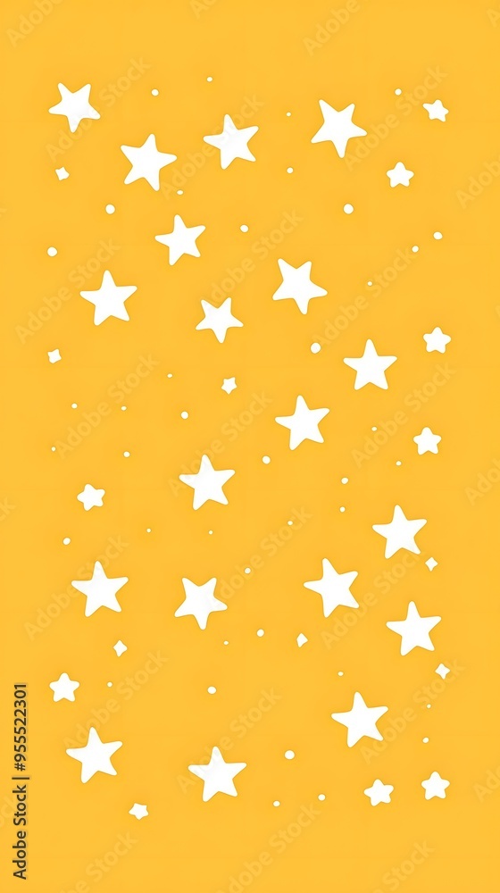 White Stars on Yellow Background, Abstract Image, Texture, Pattern, Wallpaper, Cover and Screen for Smartphone, PC, Laptop, 9:16 and 16:9 Format White Stars on Yellow Background, Abstract Image, Texture, Pattern, Wallpaper, Cover and Screen for Smartphone, PC, Laptop, 9:16 and 16:9 Format