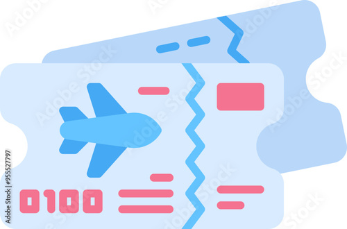 Flight ticket icon