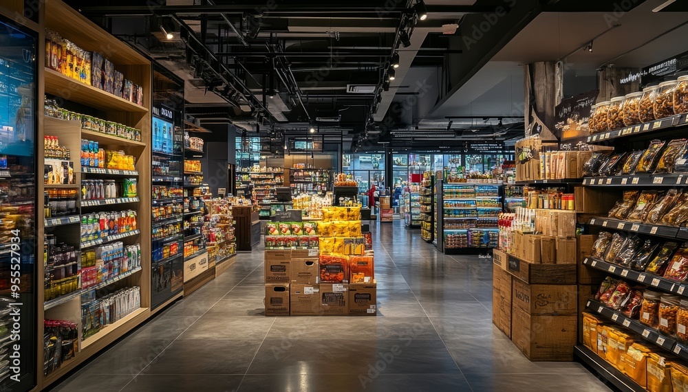 Naklejka premium Integrated retail management system for omnichannel retailing in today s business landscape