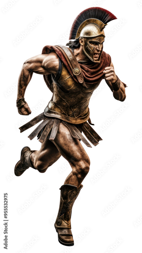 PNG Ancient greek Warrior running adult white background. PNG Ancient greek Warrior running adult white background.
