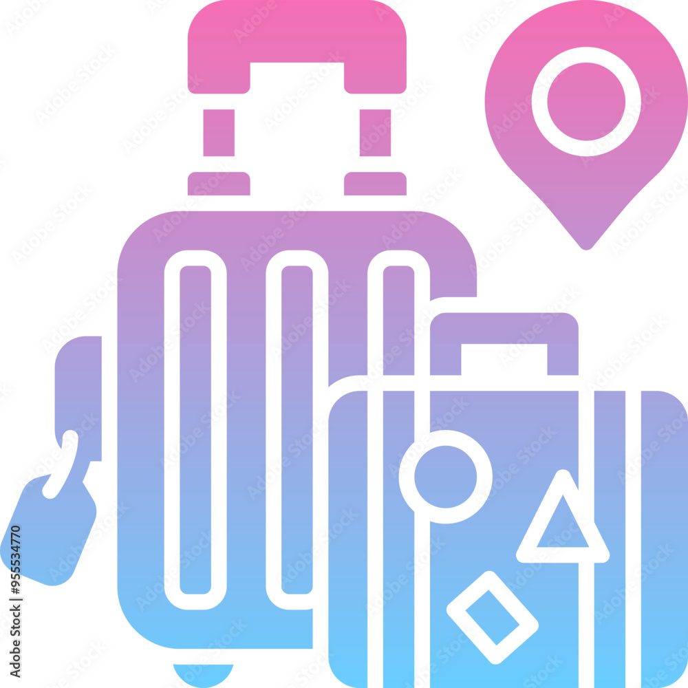 Obraz premium Luggage icon