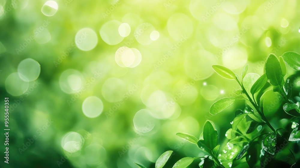 Fresh green background with a subtle bokeh effect, adding a touch of depth and sophistication Fresh green background with a subtle bokeh effect, adding a touch of depth and sophistication