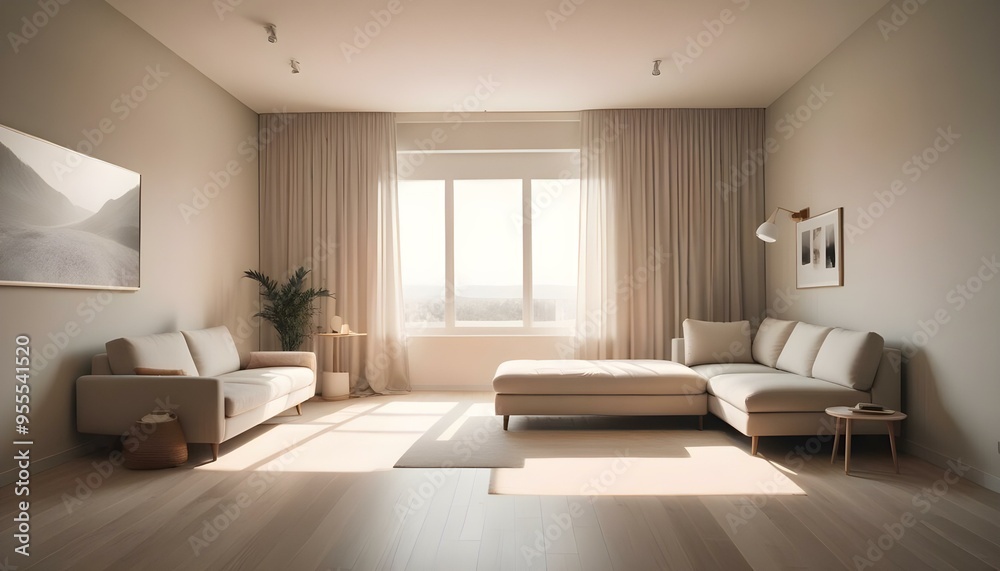 Photo interior modern design room 3d illustration Photo interior modern design room 3d illustration