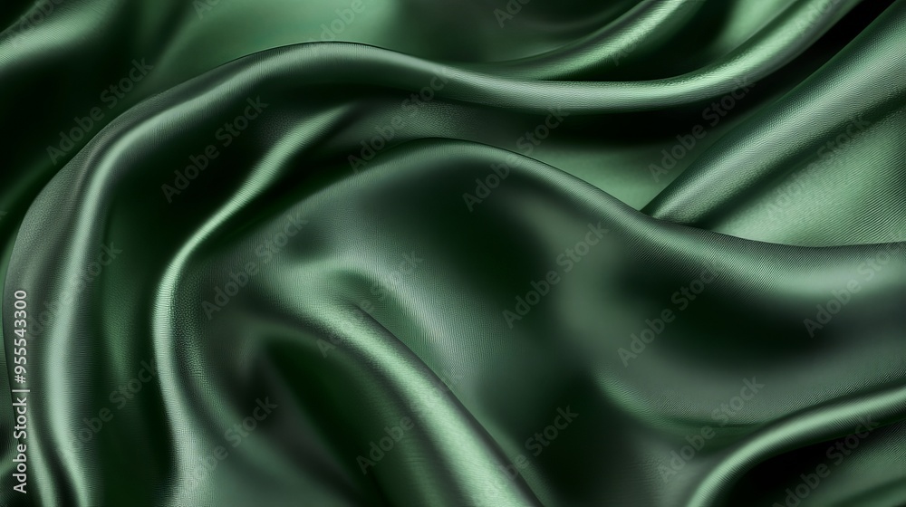 Luxurious green silk texture with a smooth, soft blur, perfect for abstract backgrounds, design, and wallpaper. Ideal for fabric drapery, cushions, and elegant decor. Luxurious green silk texture with a smooth, soft blur, perfect for abstract backgrounds, design, and wallpaper. Ideal for fabric drapery, cushions, and elegant decor.