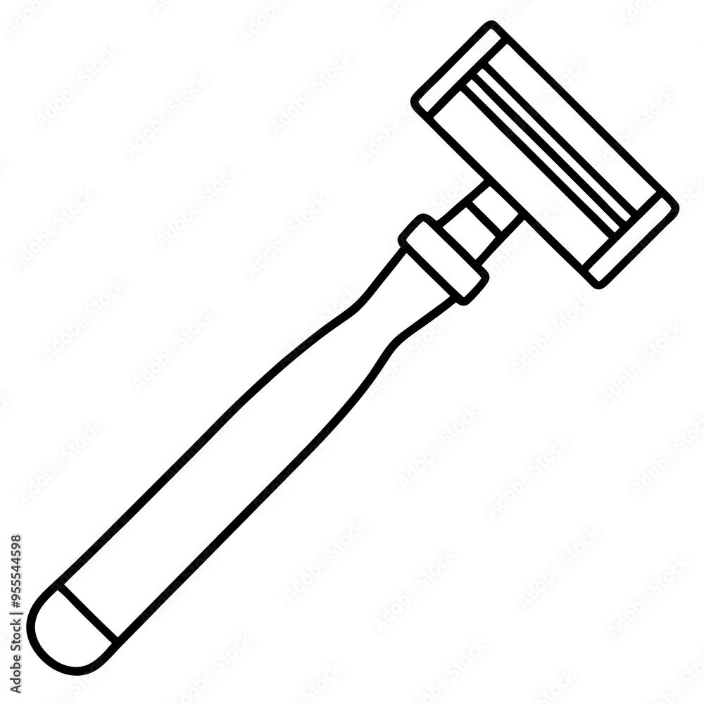 Shaving Icon - Vector Art Illustration Shaving Icon - Vector Art Illustration