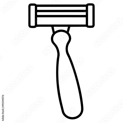 Shaving Icon - Vector Art Illustration photo