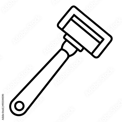 Shaving Icon - Vector Art Illustration photo