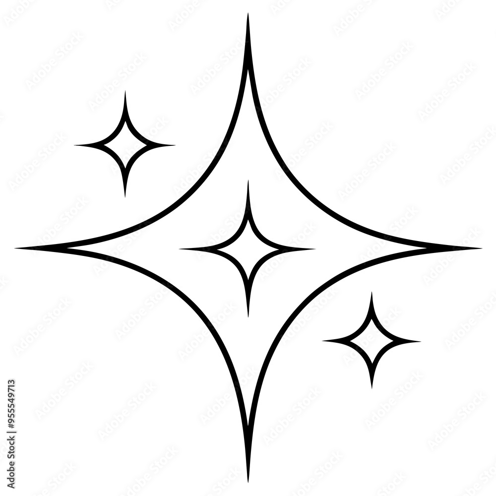 Sparkling Art Vector Icon Sparkling Art Vector Icon