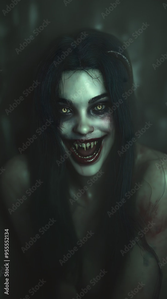 A haunting horror wallpaper featuring a witch, a female ghost, and a female zombie. A haunting horror wallpaper featuring a witch, a female ghost, and a female zombie.