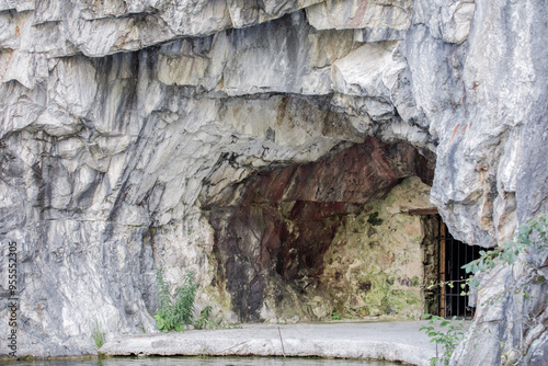 Mountain Park Ruskeala Marble Quarry, Karelia, marble, nature. photo