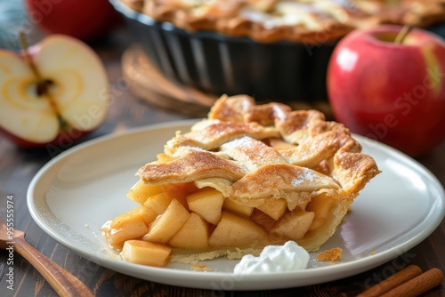 Apple pie, with its flaky crust and sweet apple filling, is a beloved dessert that symbolizes comfort and tradition