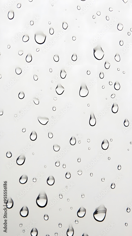 Water Drops, Rain, Dew on White Background, Abstract Image, Texture, Pattern, Wallpaper, Cover and Screen of Smartphone, PC, Laptop, 9:16 and 16:9 Format Water Drops, Rain, Dew on White Background, Abstract Image, Texture, Pattern, Wallpaper, Cover and Screen of Smartphone, PC, Laptop, 9:16 and 16:9 Format