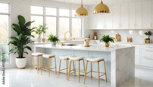 Photo interior modern design room 3d illustration