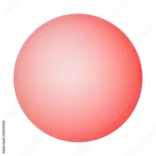 Bright Coral thin barely noticeable circle background pattern isolated on white background