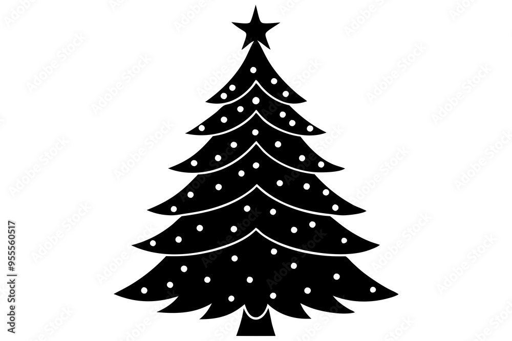 christmas tree vector